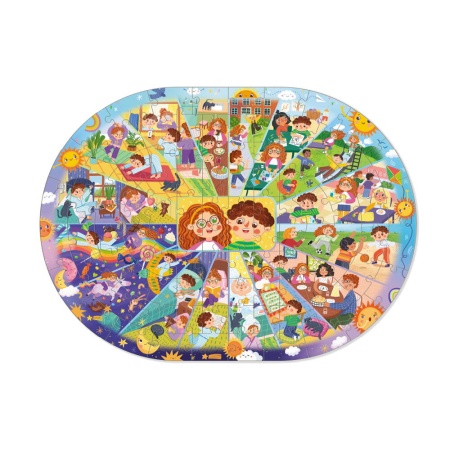 Puzzle - Activitatile zilnice (100 piese) - Img 3