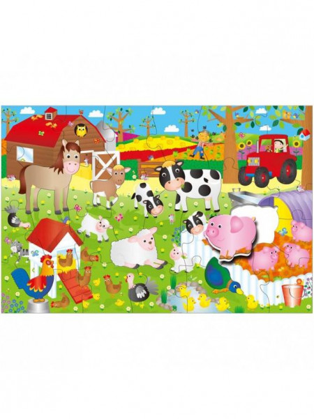 Puzzle Podea: Ferma (30 piese) - Img 3