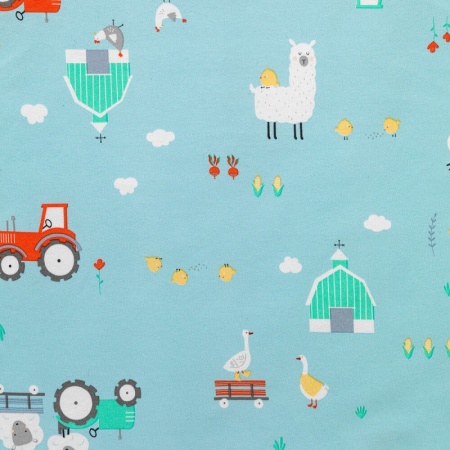 Sac de dormit cu picioruse si maneca lunga detasabila Farmyard 130 cm + manseta 2.5 Tog - Img 3