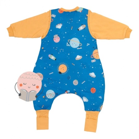 Sac de dormit cu picioruse si maneca lunga detasabila Space 80 cm + manseta 2.5 Tog - Img 2