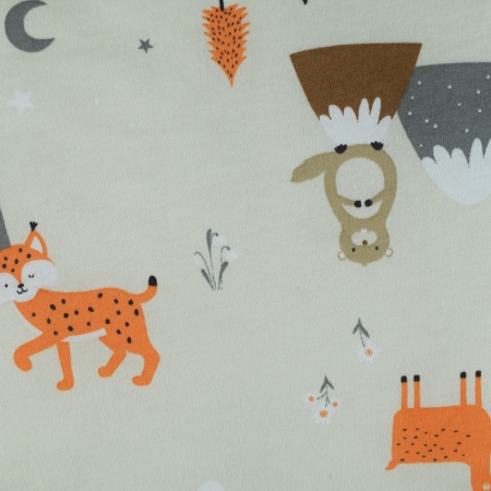 Sac de dormit cu picioruse si talpa antiderapanta Mountain Animals 80 cm + manseta 1.0 Tog - Img 5