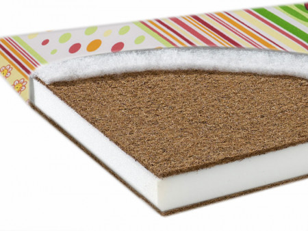 Saltea Fibra Cocos MyKids Economy II Color Diverse Modele 110x65x06 (cm) - Img 3