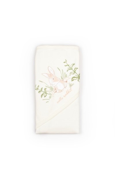 Set de 10 piese pentru nou nascut, 100% bumbac organic, Rabbit, BabyCosy - Img 6
