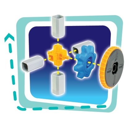 Set de constructie 3 in 1 STEM - Robotel &amp; masinute saniter - Img 5