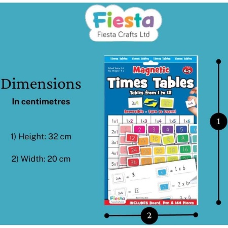Set magnetic Tabla Inmultirii Fiesta Crafts FCT-2685 - Img 4