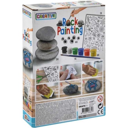 Set pictura pe pietre, 17 piese Grafix GR200026 - Img 2