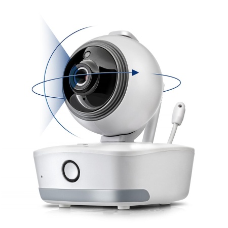 Video monitor digital pentru bebelusi cu camera rotativa si urmarire inteligenta a miscarii, REER BabyCam XL 80440 - Img 12
