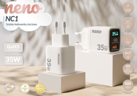 Adaptor priza 35W cu incarcare rapida si protectie supracurent - Img 2