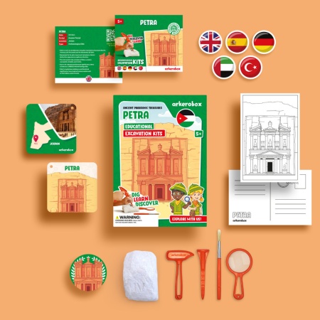 Arkerobox - Set arheologic educational si puzzle 3D, Petra - Img 2