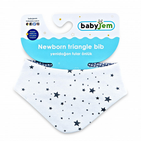Baveta cu doua fete tip esarfa BabyJem Scarf - Img 7
