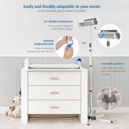 Incalzitor pentru masa de infasat bebelusul REER EasyHeat Flex - Img 8