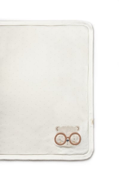 Paturica pentru nou nascut, 100% bumbac organic, TeddyBear, BabyCosy - Img 2