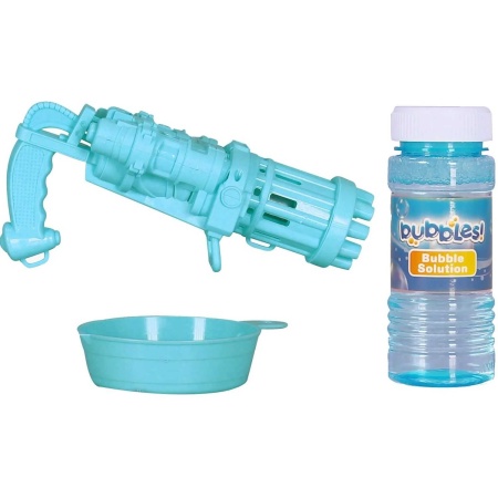 Pistol pentru baloane de sapun Bubble Shooter cu 50 ml solutie inclusa Moxy GR600041 - Img 3