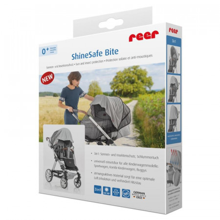 Plasa de protectie impotriva soarelui si a insectelor REER ShineSafe Bite pentru carucioare de bebelusi - Img 2