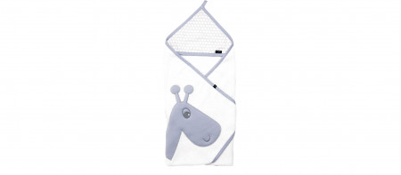 Prosop de baie cu broderie Girafa 80x80 Womar Zaffiro AN-ZG-80 - Img 6