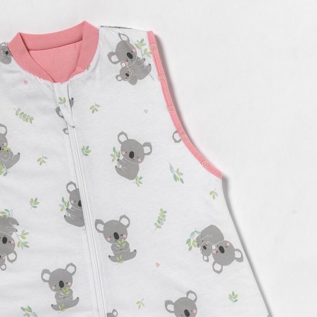 Sac de dormit cu picioruse si maneca lunga detasabila Koala bear 110 cm + manseta 2.5 Tog - Img 3