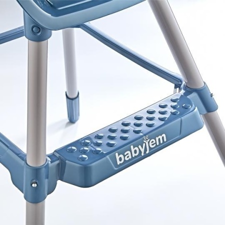 Scaun de masa pentru copii, BabyJem, indigo - Img 4