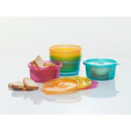 Set 6 boluri cu capac pentru alimente 0+ Nip 37063 - Img 8