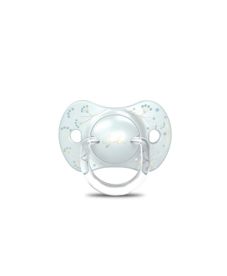 Set biberon 270ml + suzeta 0-6m + lantisor Albastru Gold Premium - Img 3