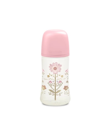 Set biberon 270ml + suzeta 0-6m + lantisor Roz Gold Premium - Img 2