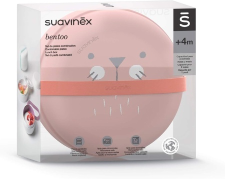 Set boluri pentru pranz roz Hygge Suavinex +4 luni - Img 7