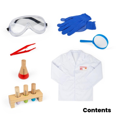Set costum si accesorii de laborator pentru copii - Img 5