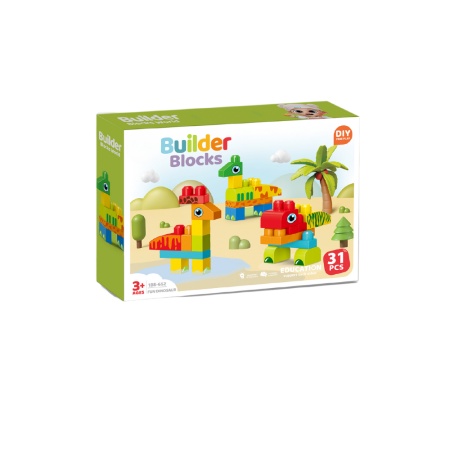 Set de constructie STEAM - Dinozauri haiosi (31 piese) - Img 2