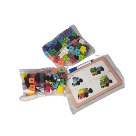 Set de constructie STEAM - Invatam si ne distram (120 piese) - Img 2