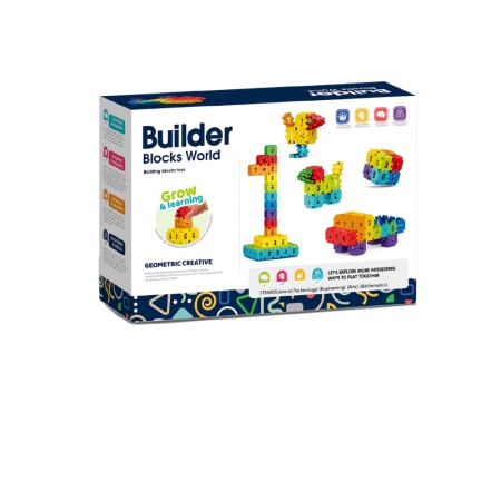 Set de constructie STEAM - Micutul matematician (100 piese) - Img 3
