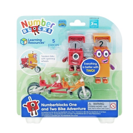 Set figurine Numberblocks - Aventuri pe bicicleta cu Unu &amp; Doi - Img 5