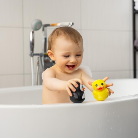 Set jucarii de baie din silicon pentru bebelusi MyHappyBath Toys , 6+ luni, Reer 76093 - Img 6