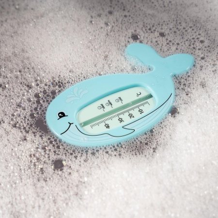 Termometru de baie pentru copii MyHappyBath Whale, fara mercur, fara BPA, 0+ luni, Reer 24063 - Img 2