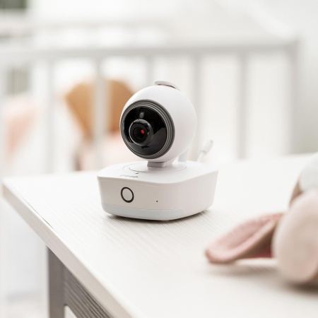 Video monitor digital pentru bebelusi cu camera rotativa si urmarire inteligenta a miscarii, REER BabyCam XL 80440 - Img 9