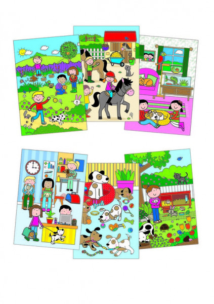 Water Magic: Carte de colorat Animale de companie - Img 2
