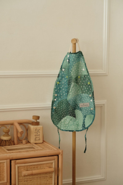 Baveta bebelusi 2 in 1 Miniware Catch &amp; Cover, Prickly Pear - Img 6