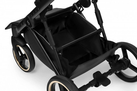 Carucior 2 in 1 Oslo+, Onyx, Negru, Skiddou - Img 3