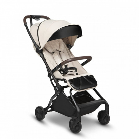Carucior sport pliabil ultracompact pentru calatorii Espoo+, Vanilla Delight, Beige, Skiddou - Editie Limitata - Img 5