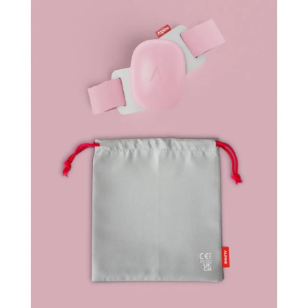Casti antifonice pentru bebelusi si copii pana la 4 ani, ofera protectie auditiva, SNR 24, roz, ALPINE Muffy Baby Rose Pink ALP29642 - Img 4