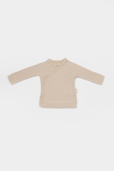 Cutie 4 piese pentru nou nascut - 100% bumbac organic - Mink, BabyCosy - Img 8