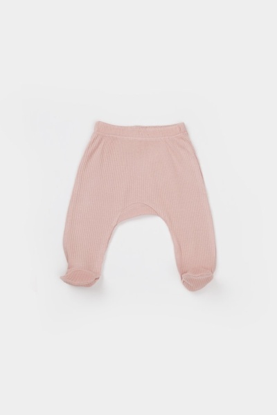 Cutie 4 piese pentru nou nascut - 100% bumbac organic - Powder, BabyCosy - Img 2