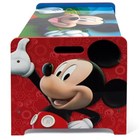 Ladita din lemn pentru depozitare jucarii Mickey Mouse - Img 5