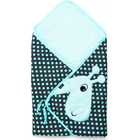 Paturica multifunctionala cu broderie Girafa Womar Zaffiro AN-OWZF-04GR - Img 2