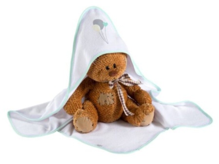 Prosop de baie Klups Teddy bears with balloons K097 - Img 2