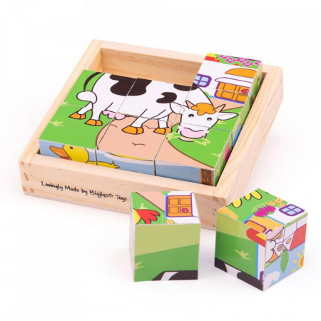 Puzzle cubic - animale domestice - Img 3