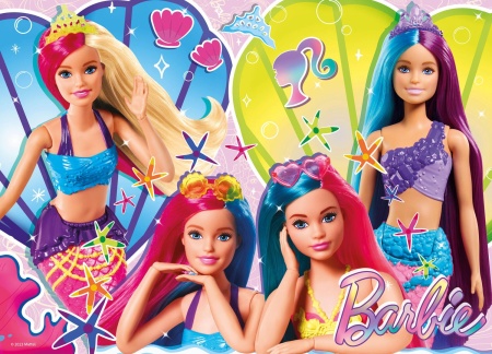 Puzzle de colorat maxi - Barbie (4 x 48 de piese) - Img 5