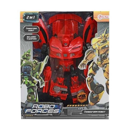 Robot Transformabil in Masina Sport Roboforces 26 cm Toi-Toys TT30090Z - Img 5