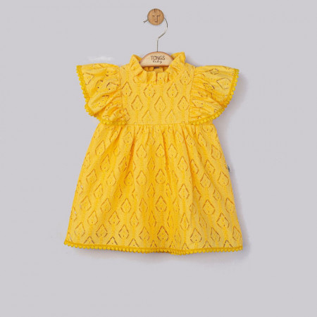 Rochita pentru fetite Sofia, Tongs baby (Culoare: Verde, Marime: 6-9 luni) - Img 4