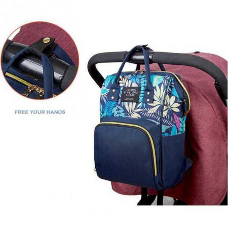 Rucsac multifunctional mamici Leaves Bambinice BN028 - Img 6