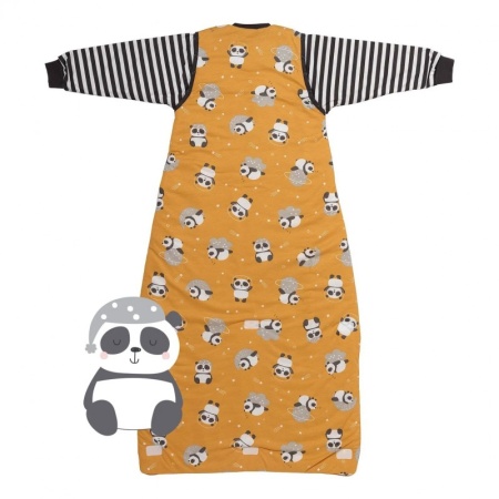 Sac de dormit cu maneca lunga detasabila Panda 110 cm 1.0 Tog - Img 2