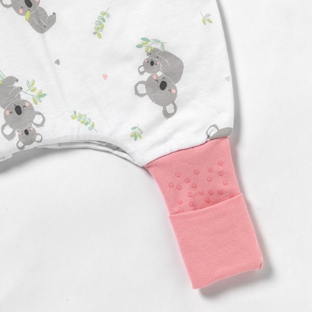 Sac de dormit cu picioruse si maneca lunga detasabila Koala bear 110 cm + manseta 2.5 Tog - Img 4